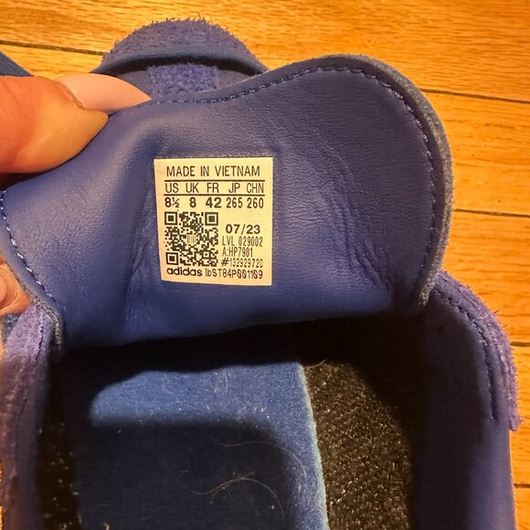 Adidas SAMBA OG 'ROYAL BLUE GUM' - size M8.5 or W10 - Picture 5 of 5